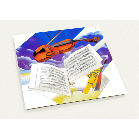 Composition & Instruments - Pack of 10 cards (2-sided, standard envelopes)