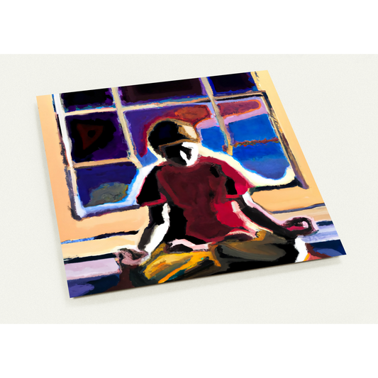 Meditation by Night - Pack of 10 cards (2-sided, standard envelopes)